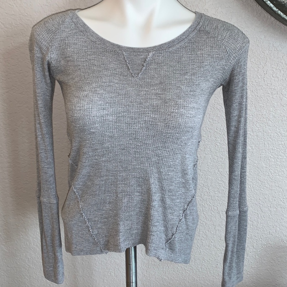 NWOT Aeropostale Thermal Distressed Long Sleeve Shirt. Sz. Xs